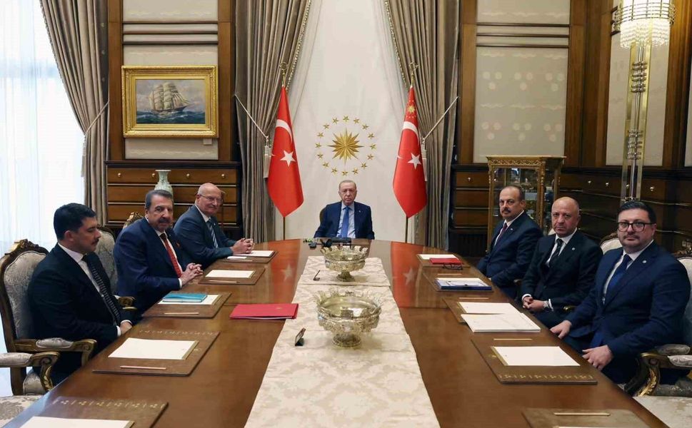 Cumhurbaşkanı Erdoğan, Ankara Valisi Canbolat'ı kabul etti