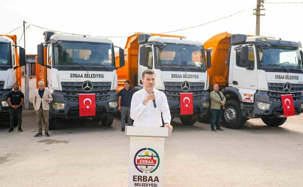 Erbaa Belediyesi araç filosunu güçlendirdi