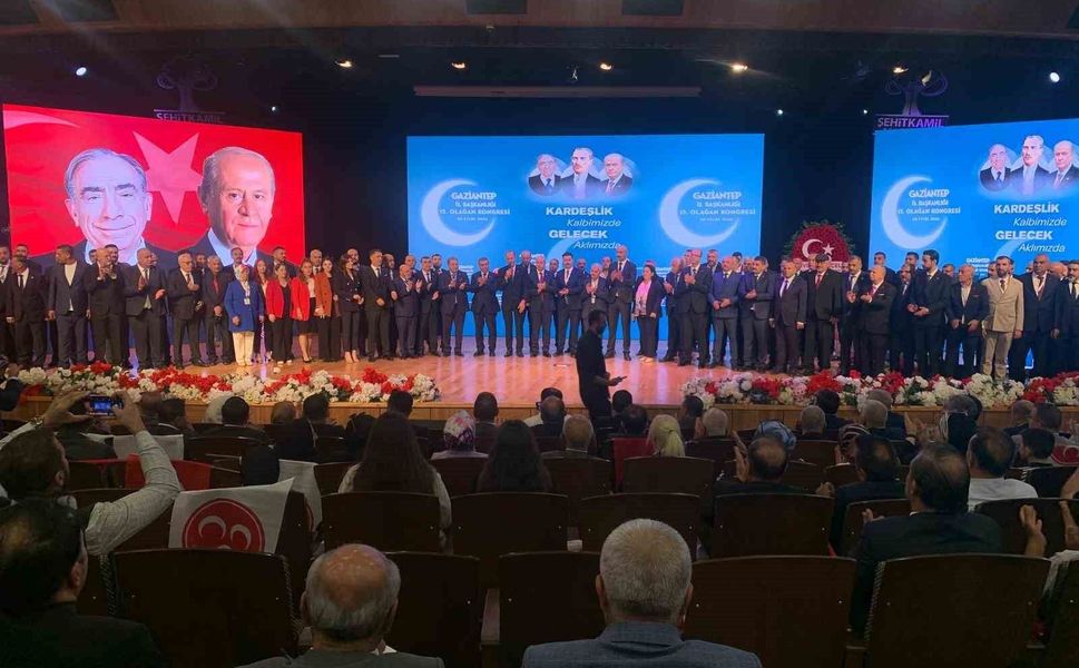 MHP Gaziantep İl Kongresi yapıldı: Mehmet Sait Kılıç başkan seçildi