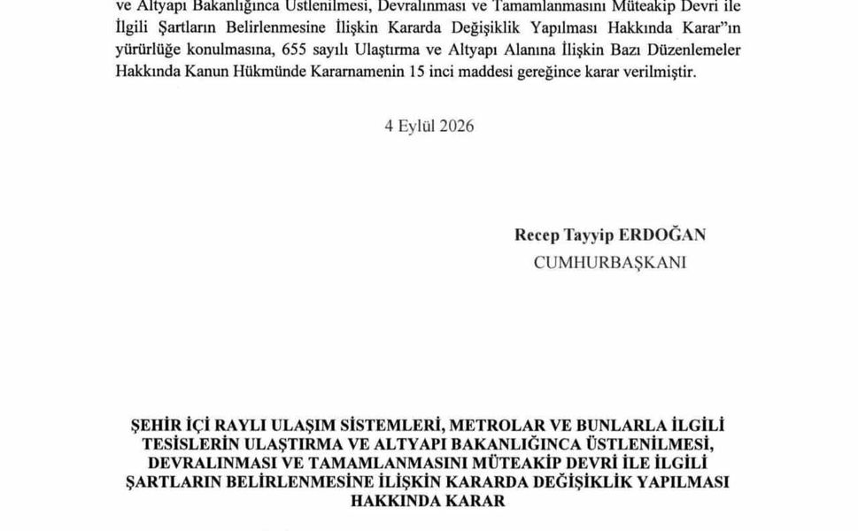 Van'daki tramvay hattı projesi Ulaştırma ve Altyapı Bakanlığına devredildi