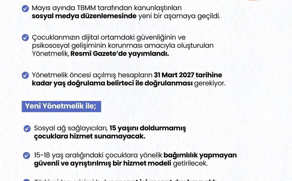 Bakan Göktaş: 'Çocuklarımızı dijital dünyanın risklerinden koruma kararlılığımızı güçlendiriyoruz'
