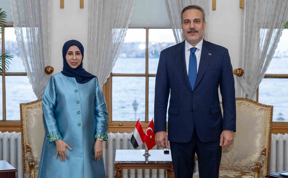 Dışişleri Bakanı Fidan, Yemen Dışişleri Bakanı Al-Zuba ile bir araya geldi