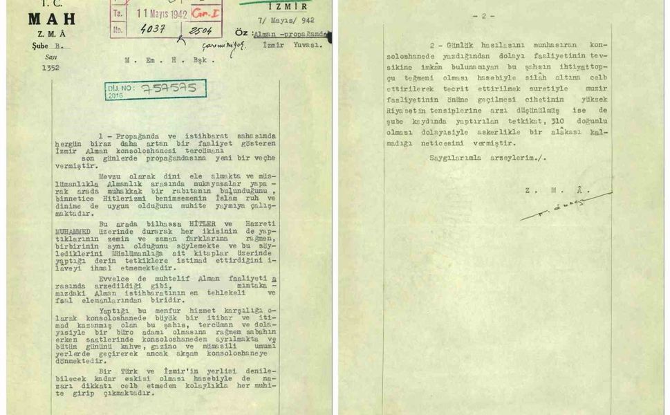 MİT arşivinden tarihi belgeler gün yüzüne çıktı