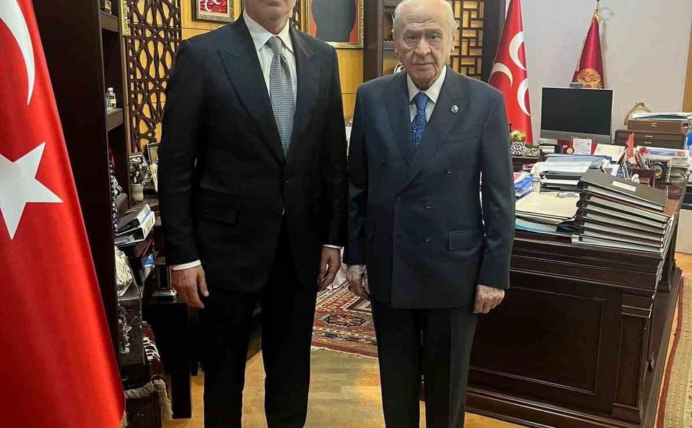 TFF Başkanı Hacıosmanoğlu'ndan MHP lideri Bahçeli'ye ziyaret
