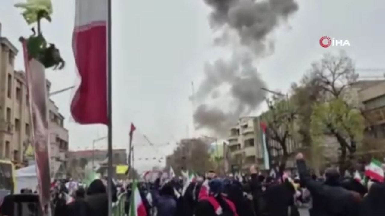 Tahran'da Kudüs Günü yürüyüşü sırasında saldırı meydana geldi