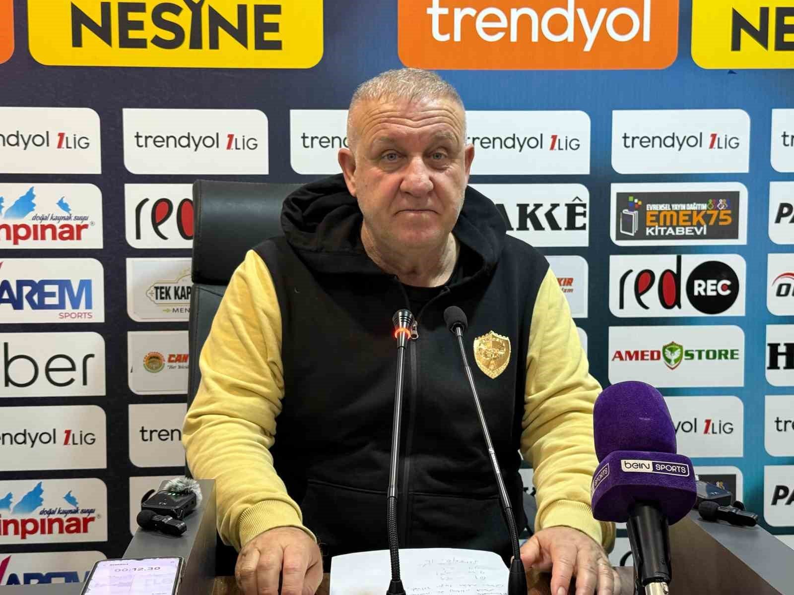 Amed Sportif Faaliyetler-Ümraniyespor maçının ardından