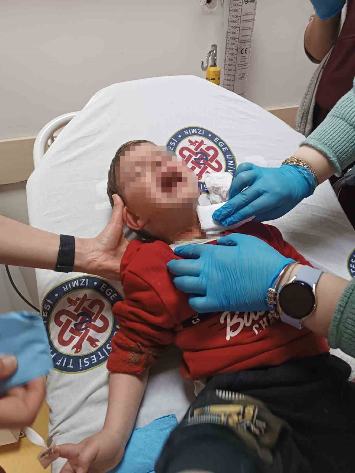 İzmir'de parkta oynayan 2 yaşındaki çocuğa bıçaklı saldırı