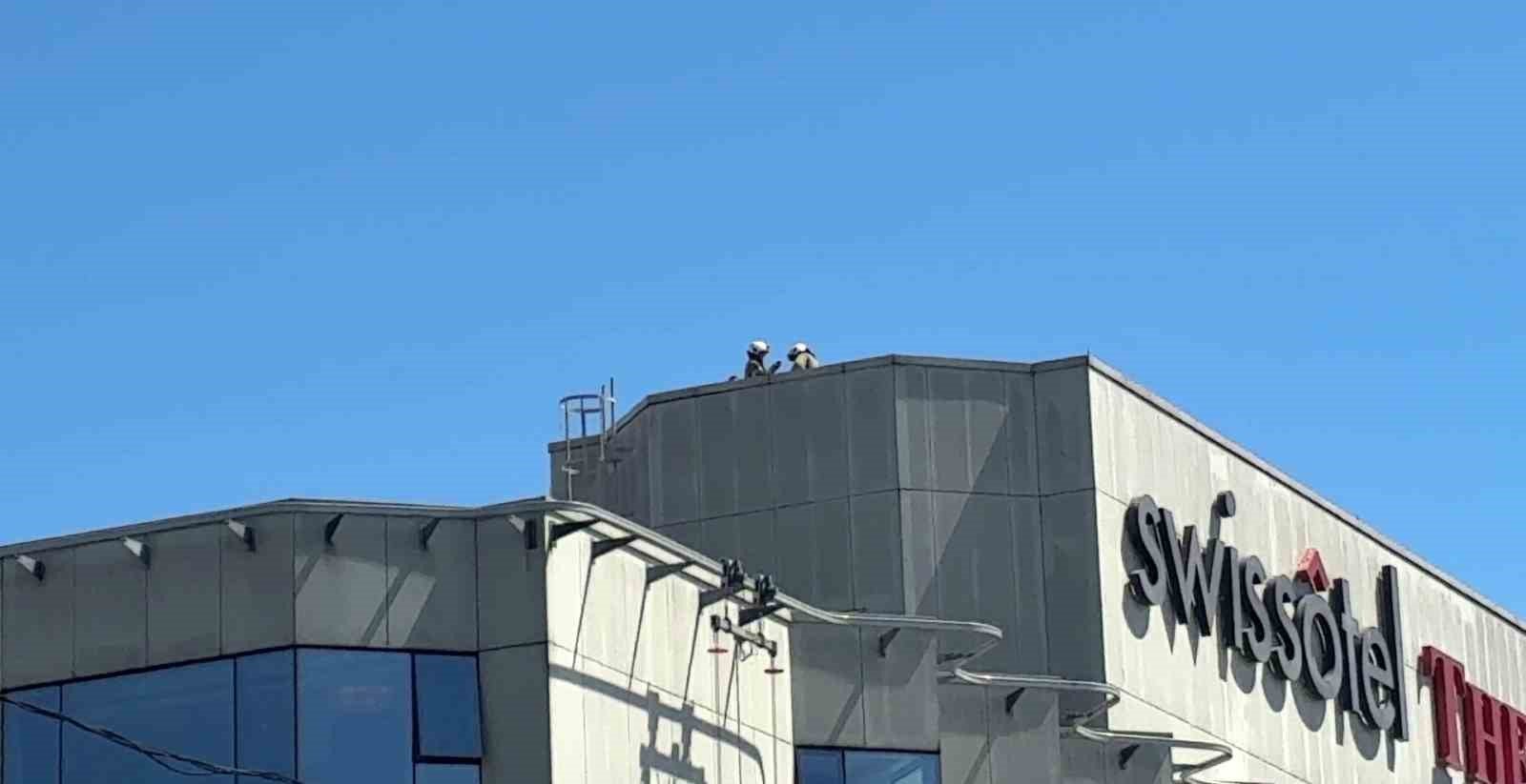 Swiss Otel'de yangın paniği: Vatandaşlar tahliye edildi