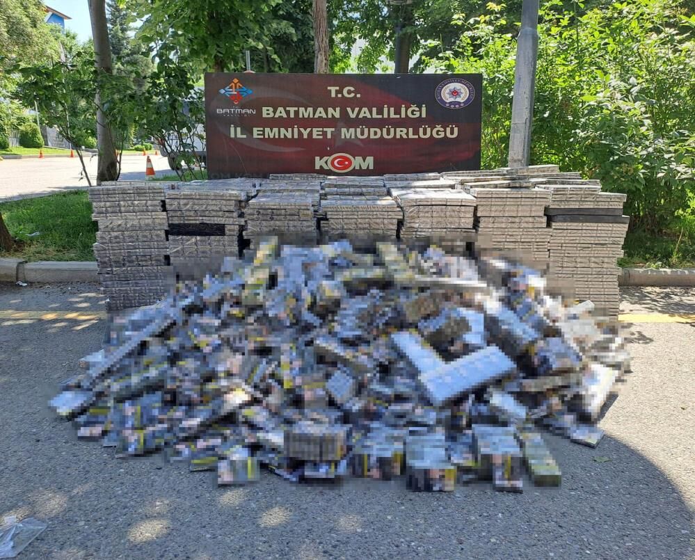 Batman’da Kaçak Sigara Operasyonu: 14 Bin 600 Paket Ele Geçirildi