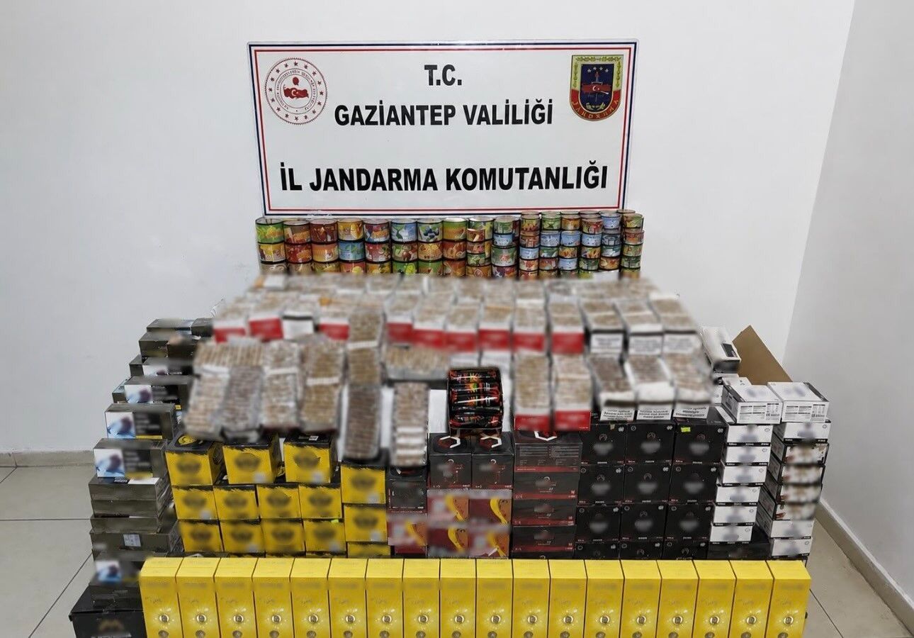Gaziantep'te 1,4 milyon TL değerinde kaçak malzeme ele geçirildi: 3 gözaltı