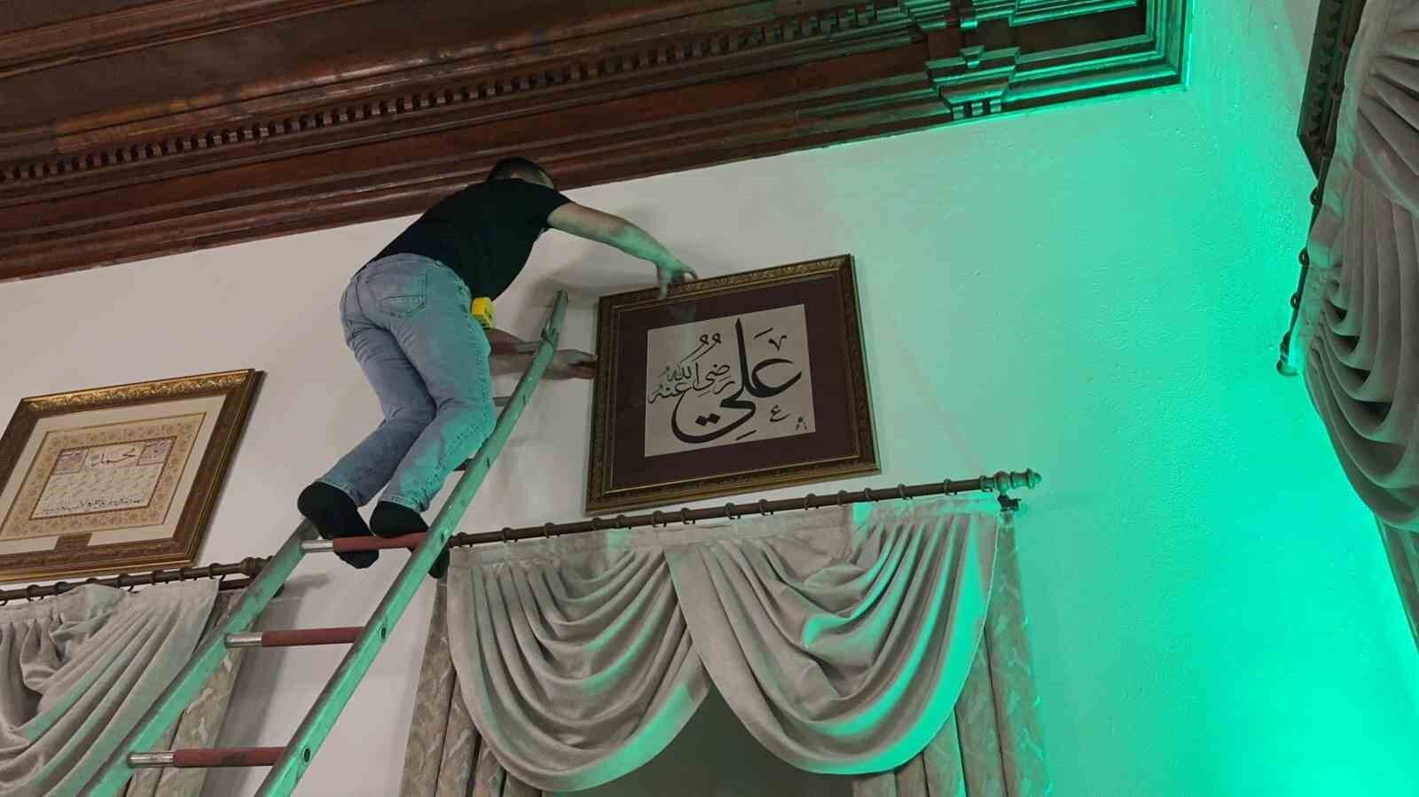 Üftâde Hazretleri'nin makamında baskı levhaları yeniden tefriş edildi