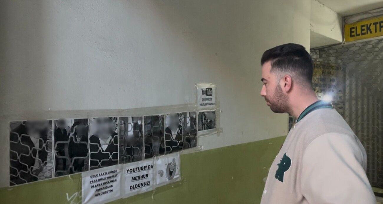 Pasaj sahibinden ‘ibretlik’ çözüm: Tuvaletini yapanların fotoğrafını tek tek duvara astı