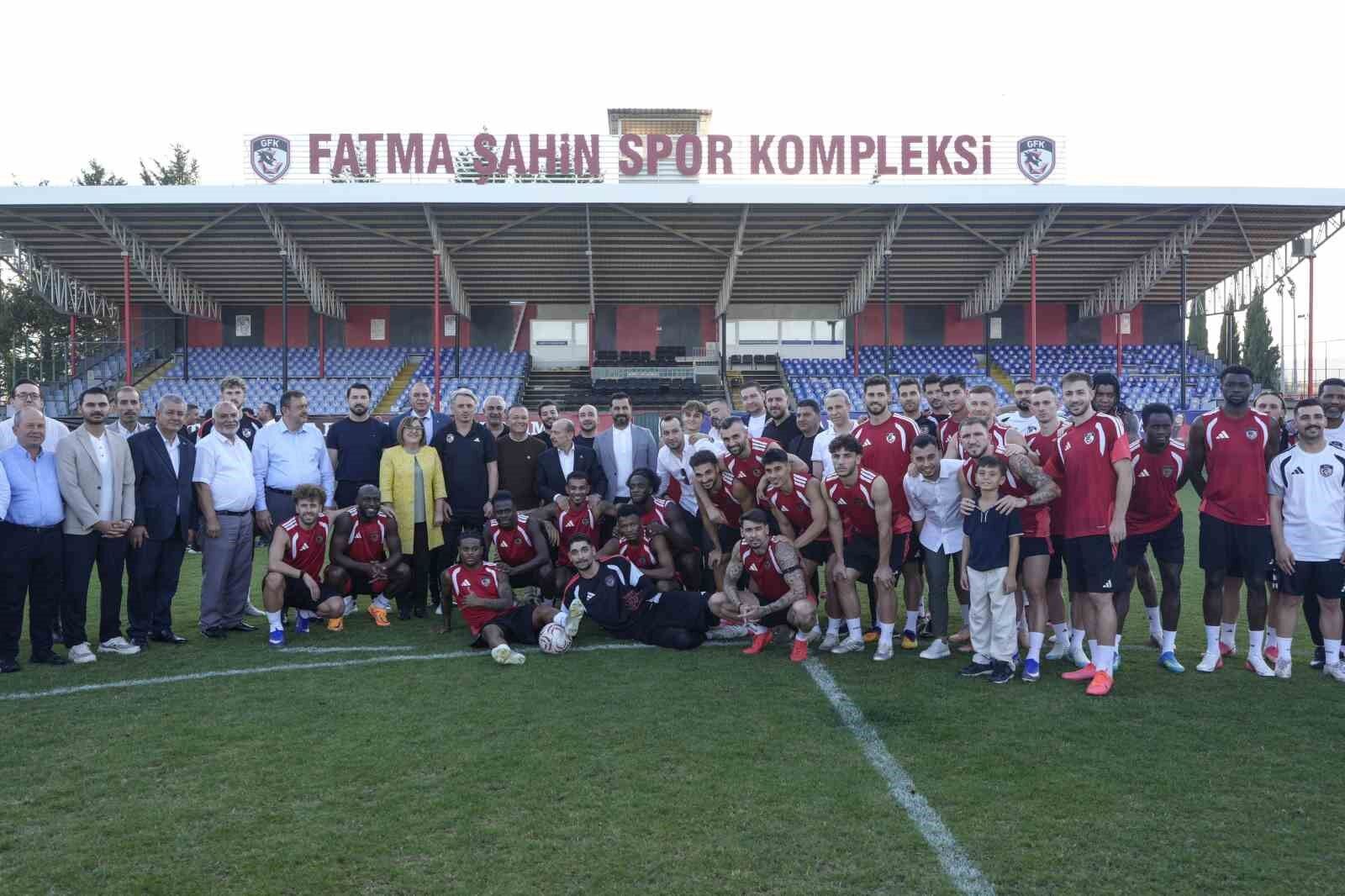 Gaziantep protokolünden, Gaziantep FK'ya moral ziyareti