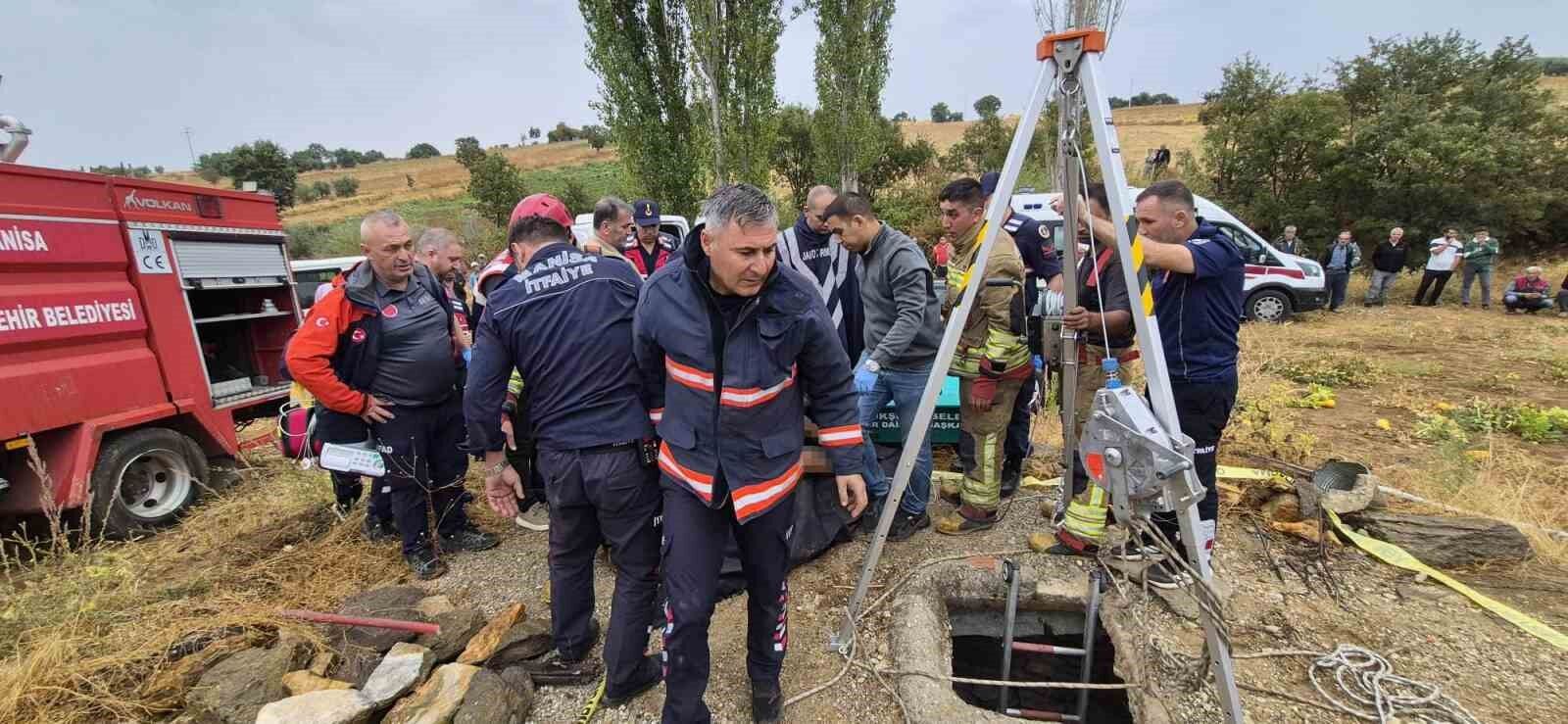 Manisa'da alzaymır hastası kadının cesedi su kuyusunda bulundu