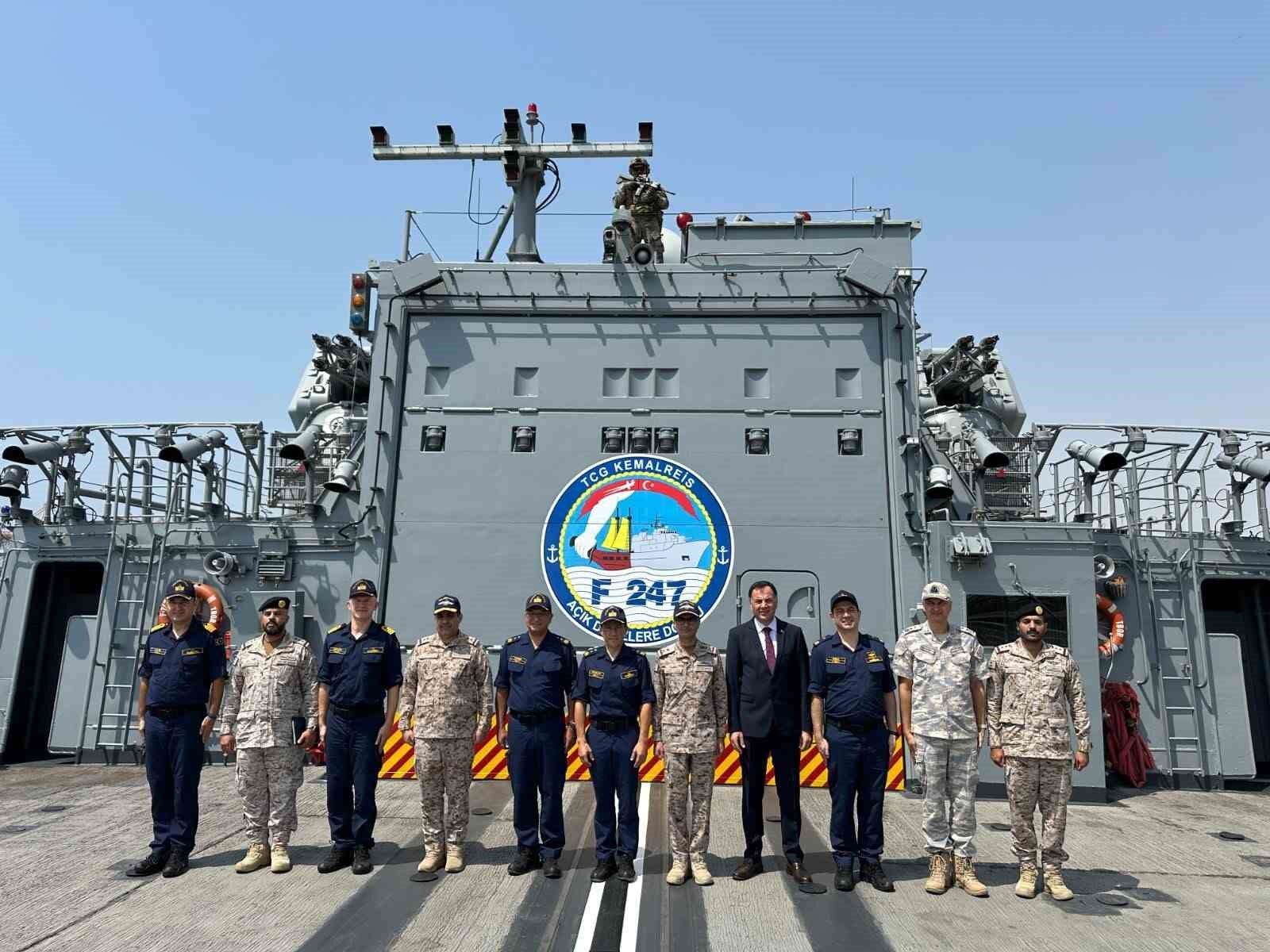 TCG Kemalreis fırkateyni Suudi Arabistan'da
