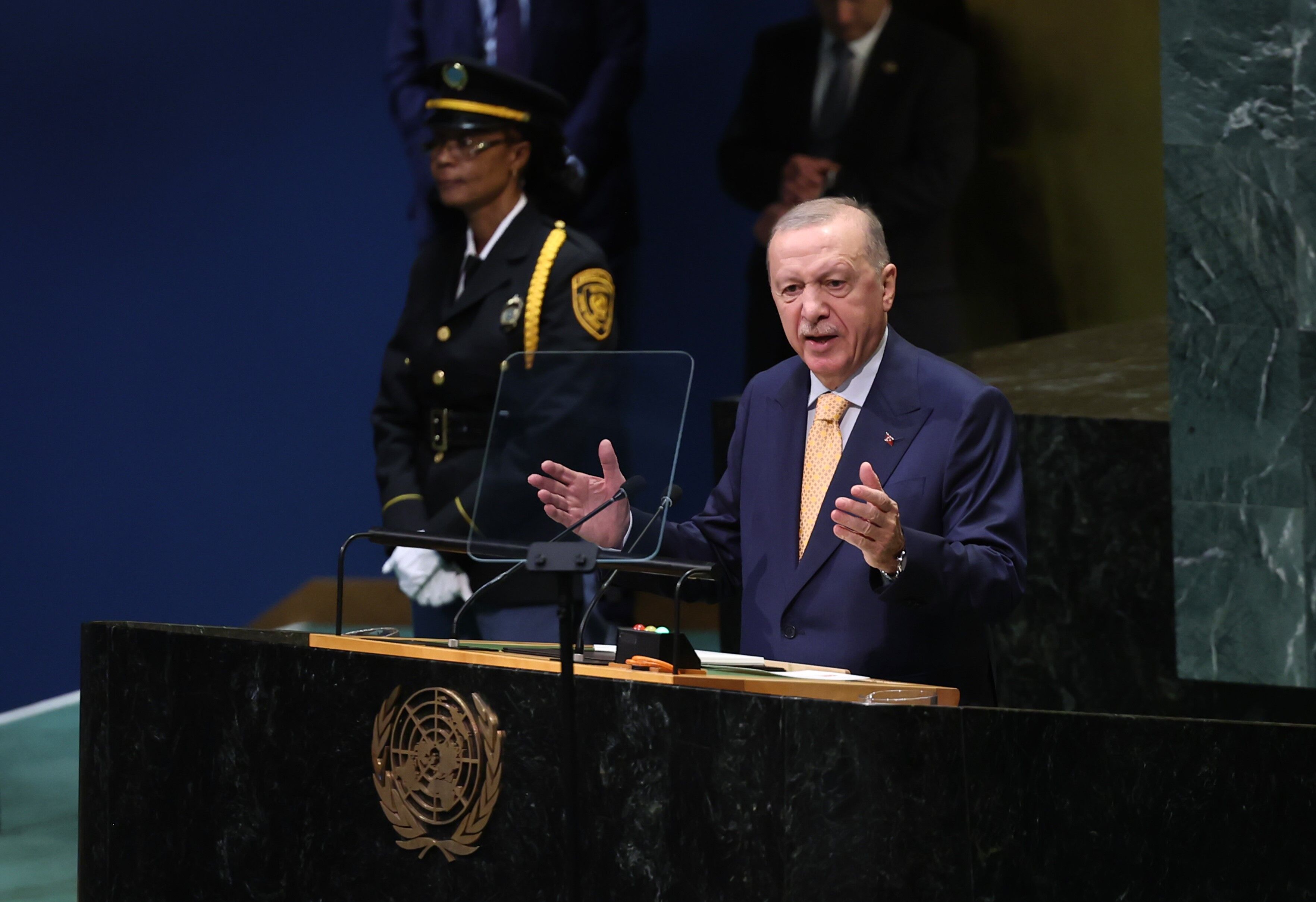 Erdoğan’dan BM’ye reform çağrısı: “190’dan fazla ülkenin iradesi 5 ülkeye bağlı olamaz”