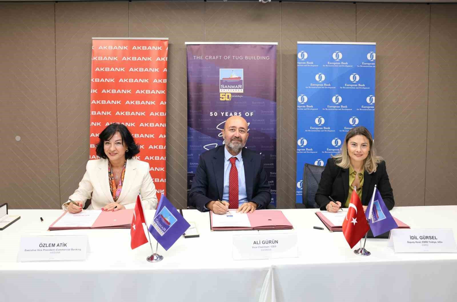 Akbank ve EBRD'den Sanmar Denizcilik'e 45 milyon euro finansman
