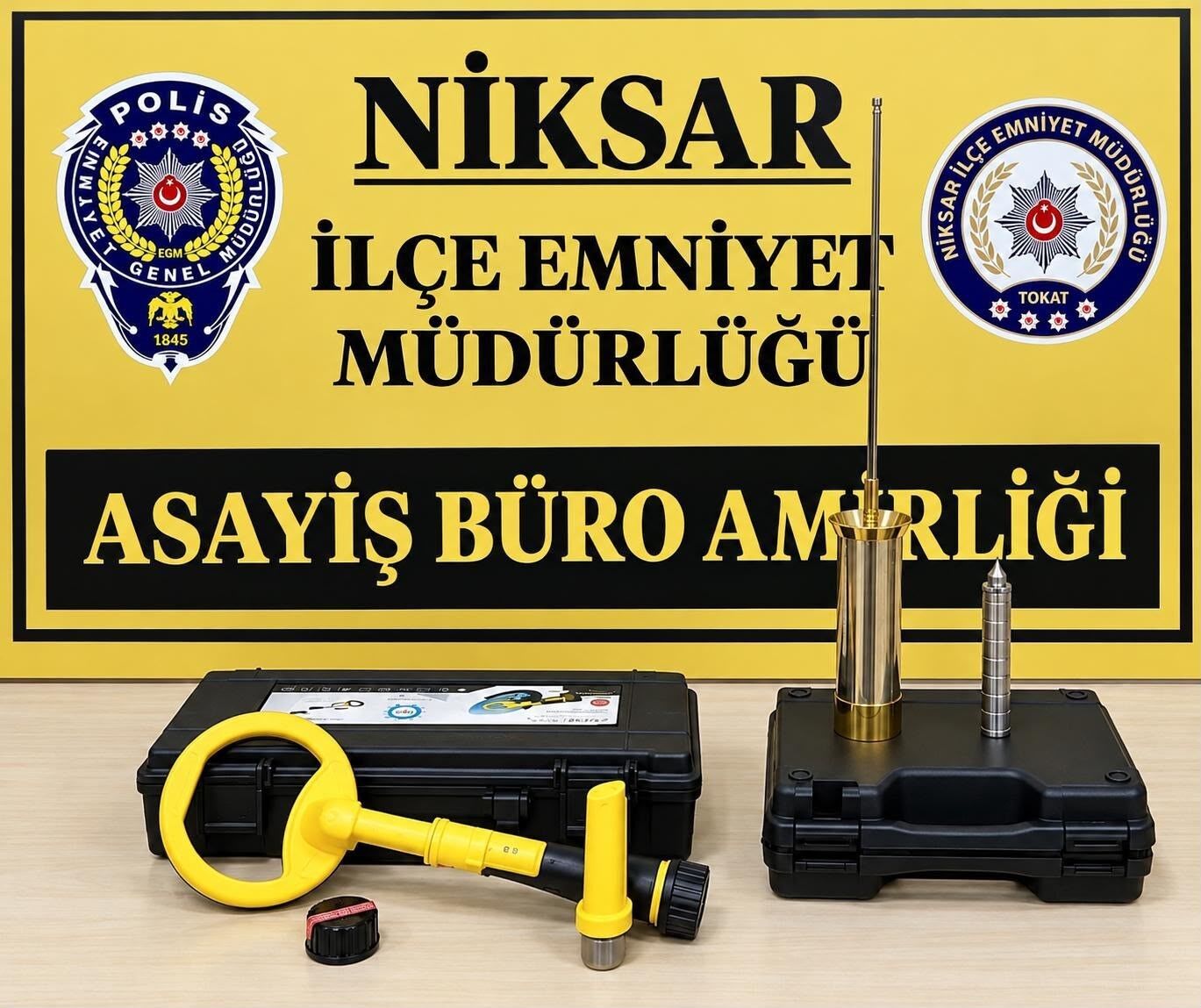 Tokat'ta kaçak defineciler suçüstü yakalandı